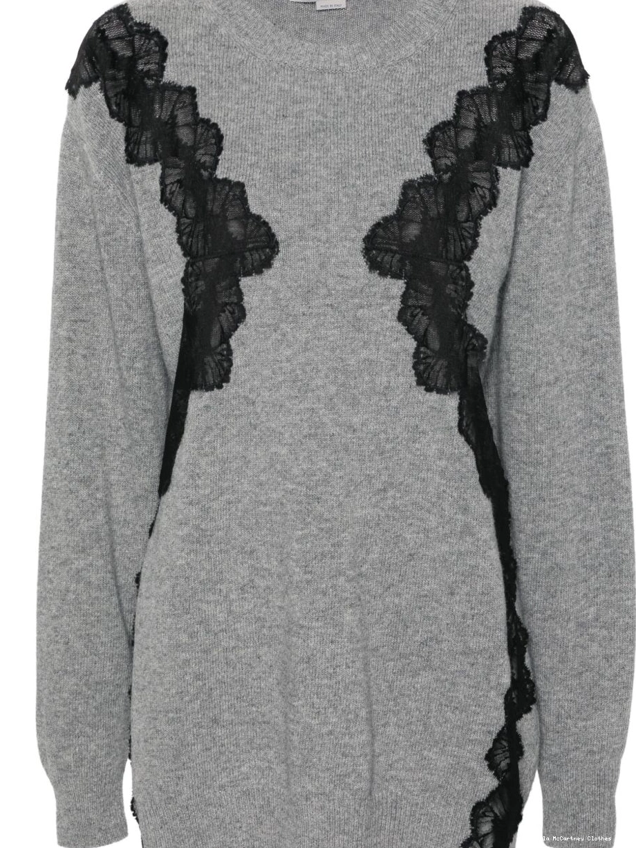 Affordable wool McCartney lace-detail Stella Women minidress 0818